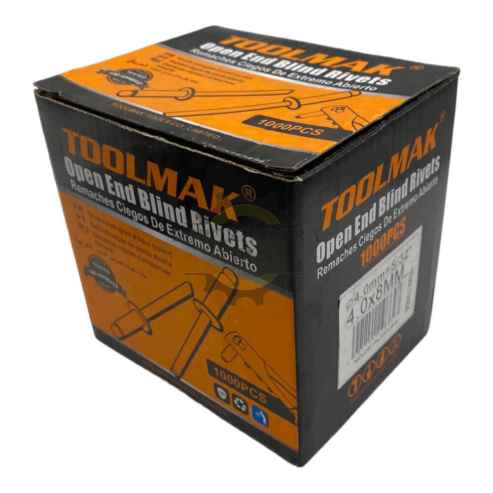Remache 4x8mm 1000 unidades Tmk198642