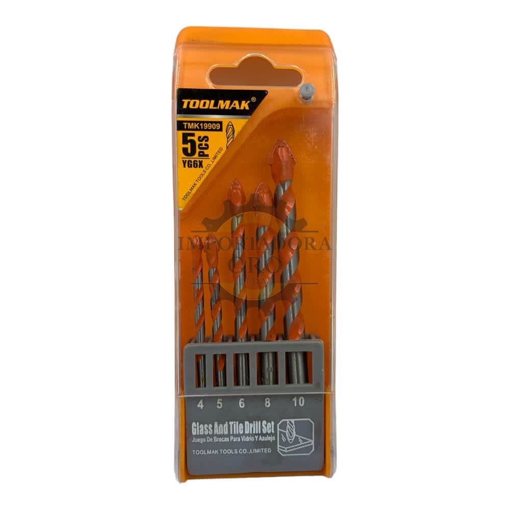 Set Brocas Para Vidrio y ceramica 5 Pcs Tmk19909 0