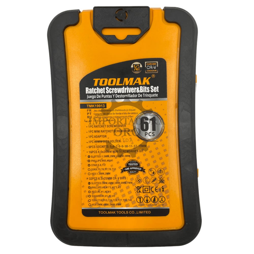 Set de puntas Phillips 61 piezas Tmk19913 0