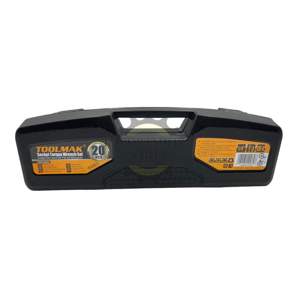 Juego de llave torque 1/4