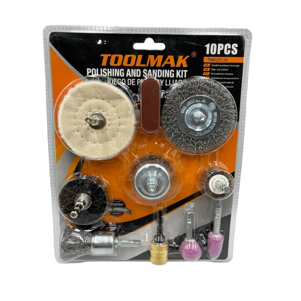 Kit de chascón 10 piezas para pulir TMK20135 0