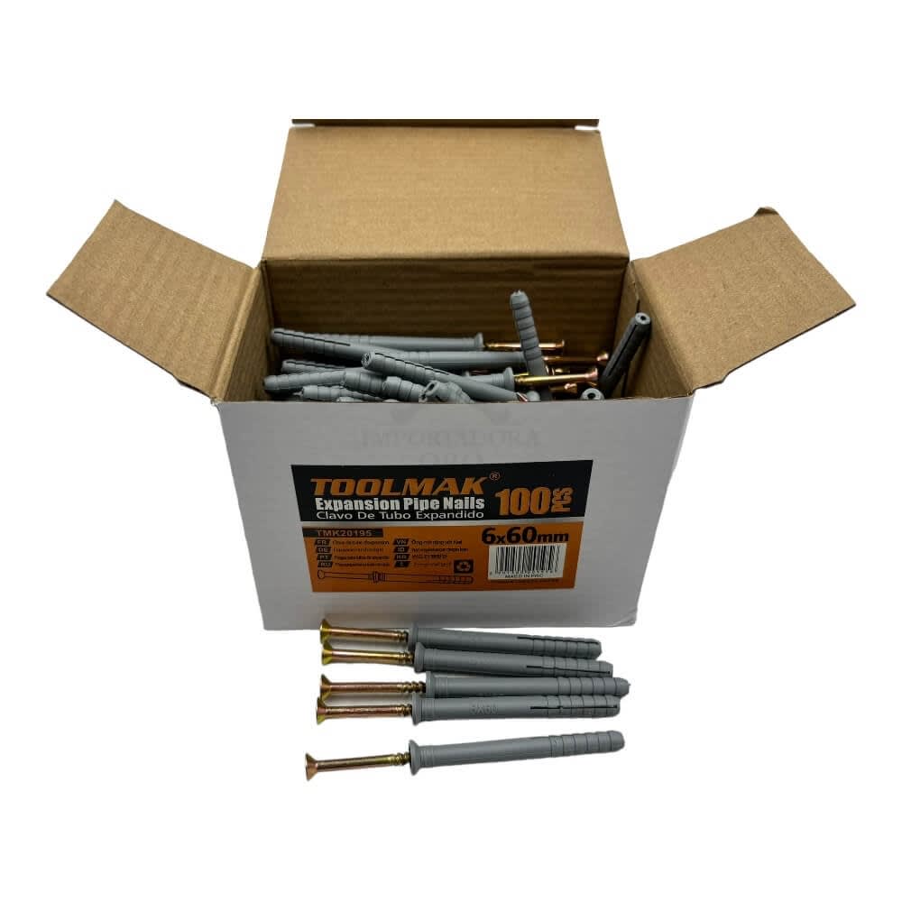 Tarugo clavo 6x60mm 100 unidades TMK20195 0