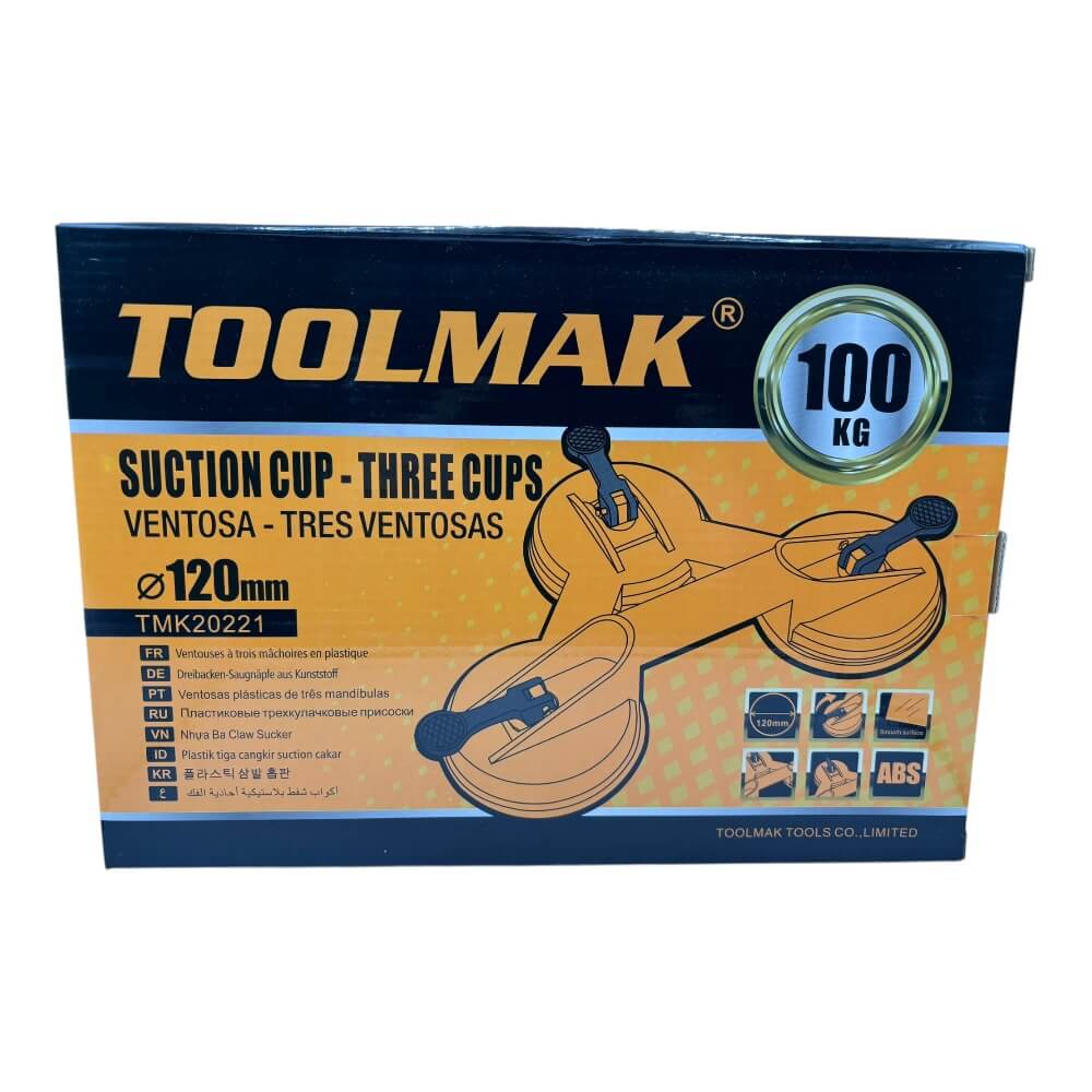 Ventosa para vidrio 3 copas 100kg TMK202213