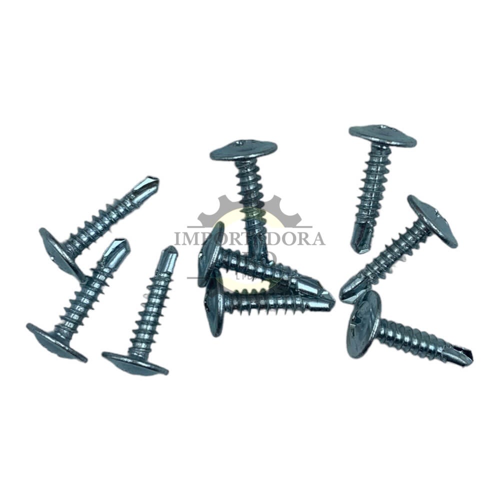 Tornillo cabeza lenteja punta broca 8x1