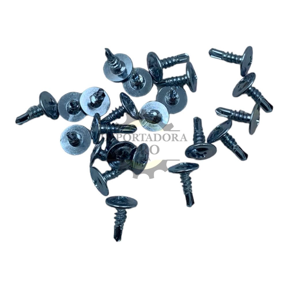 Tornillo cabeza lenteja punta broca 8x3/4