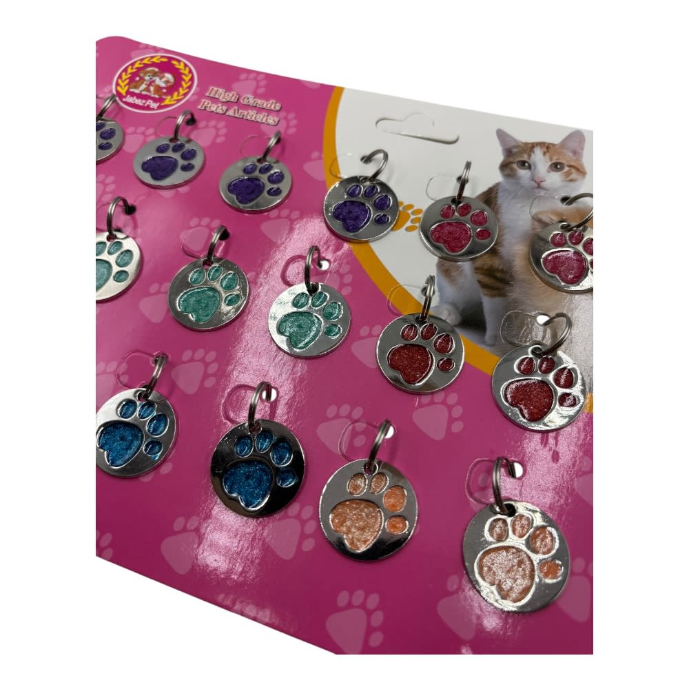 Set Placa Pata Con Escarcha XA2262