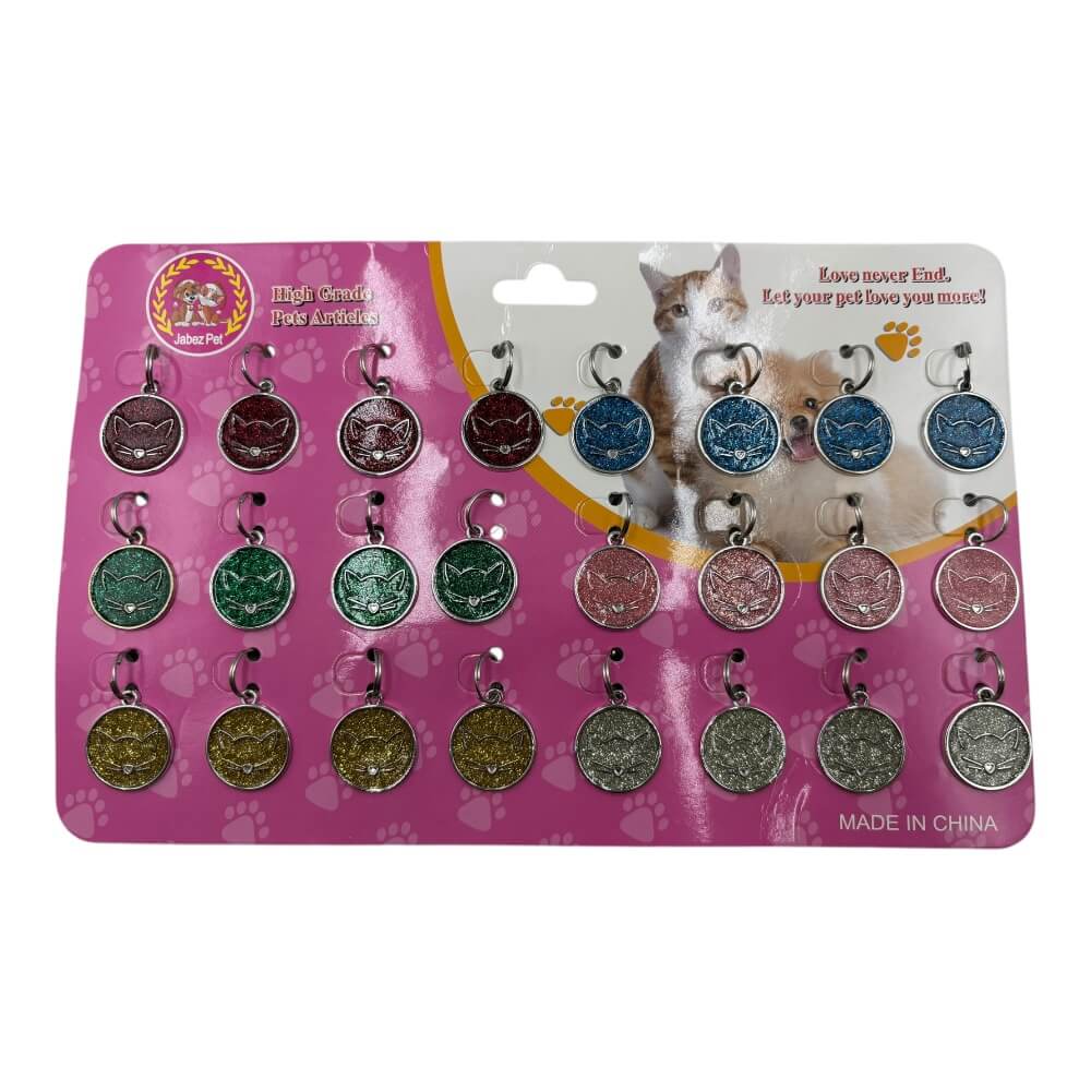 Set Placa Cara de Gato Escarcha XA263 0