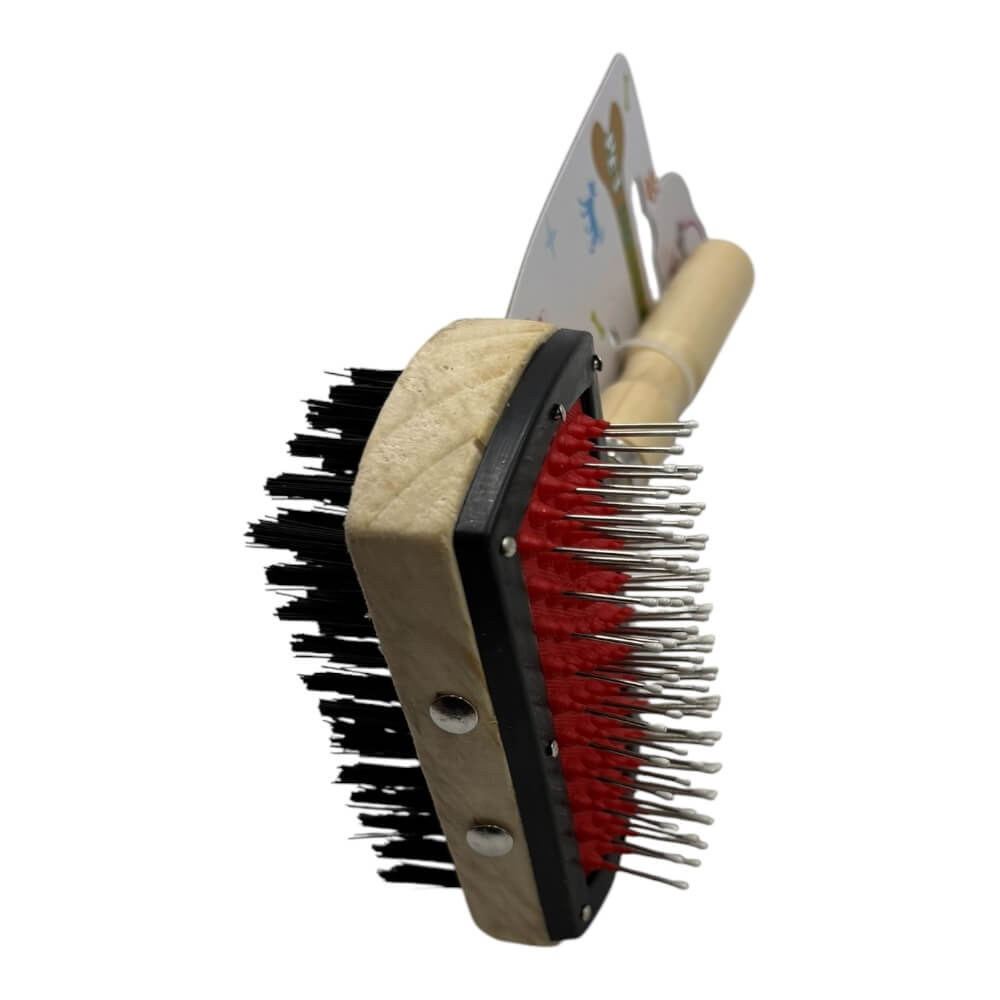 Cepillo De Madera Doble Cuadrado 11x16cm 12 pcs zc10242