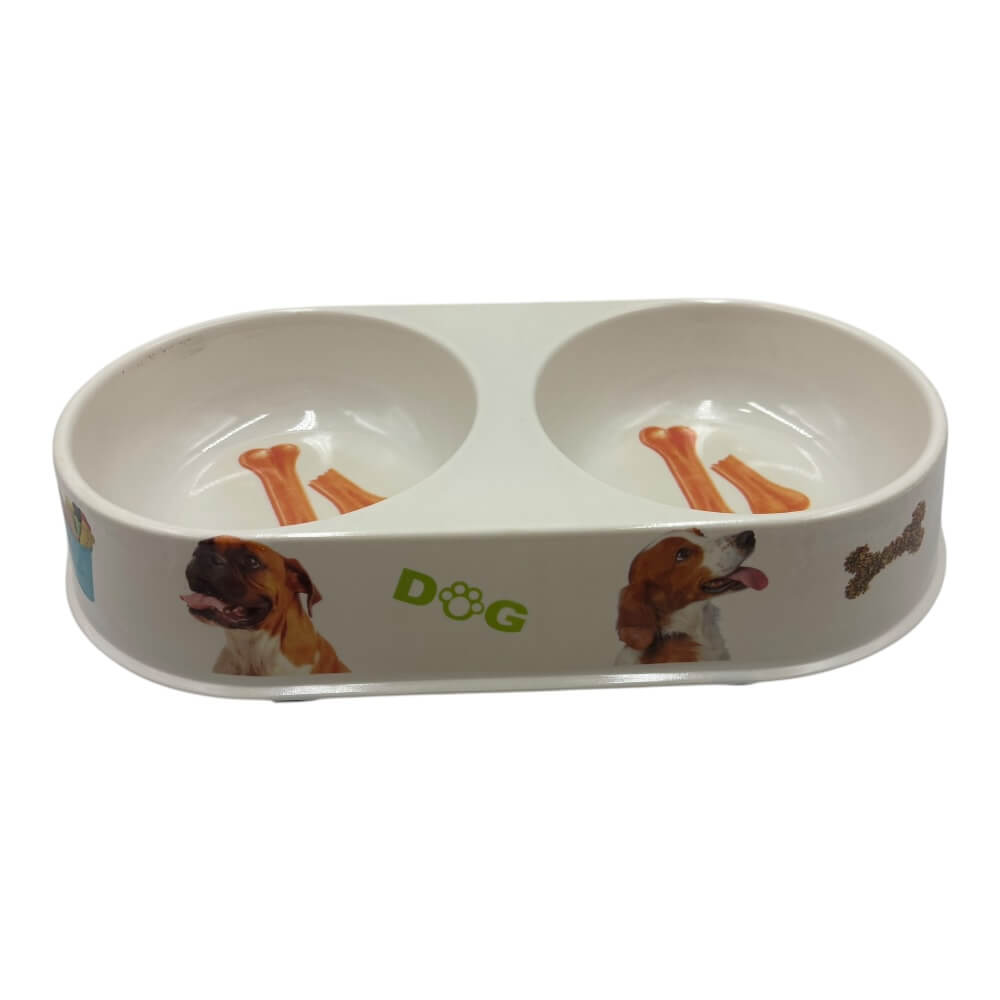 Plato Doble 36x18cm Diseño Aleatorio ZCB1124 0