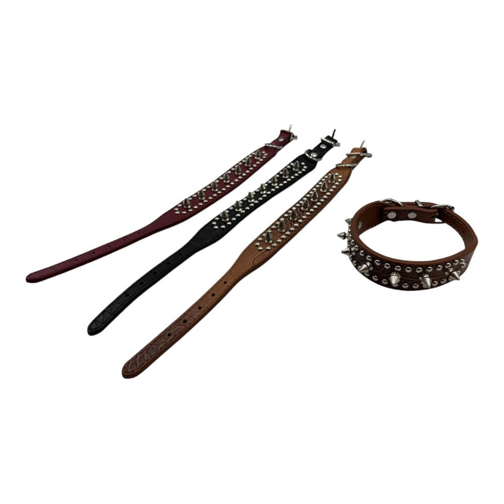 Collar Con 7 Puntas 2.5x35cm 12 pcs Color Aleatorio ZCB9992