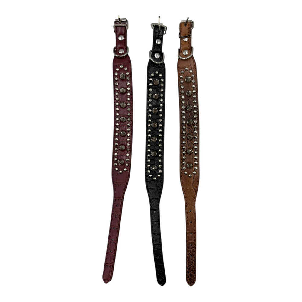 Collar Con 7 Puntas 2.5x35cm 12 pcs Color Aleatorio ZCB999 0