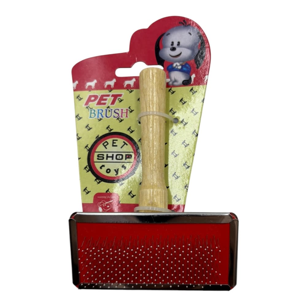 Cepillo Agujas finas Mango Madera 13.5x8.5cm 12pcs ZCXA06 0