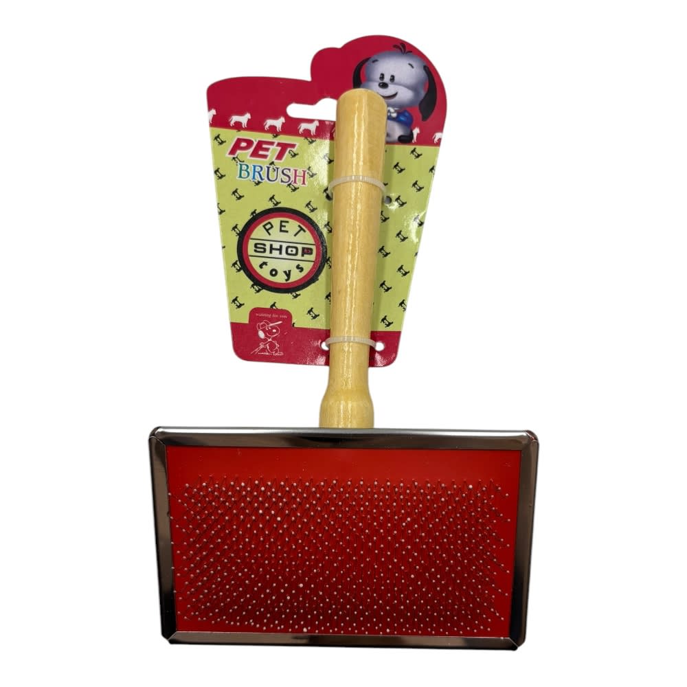 Cepillo Agujas Finas mango madera 10x12cm 12 pcs ZCXA06L 0