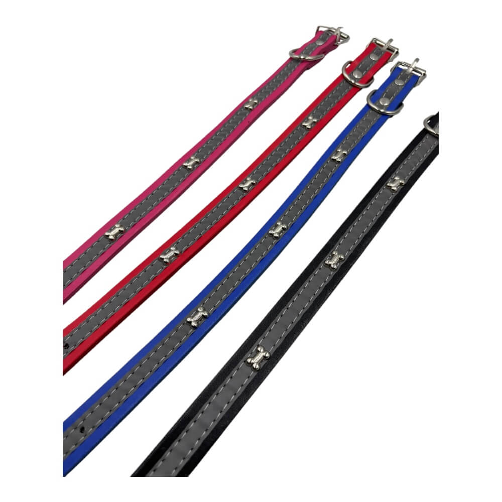 Collar Reflectante 2x46cm 12 pcs Color Aleatorio ZCXA1462