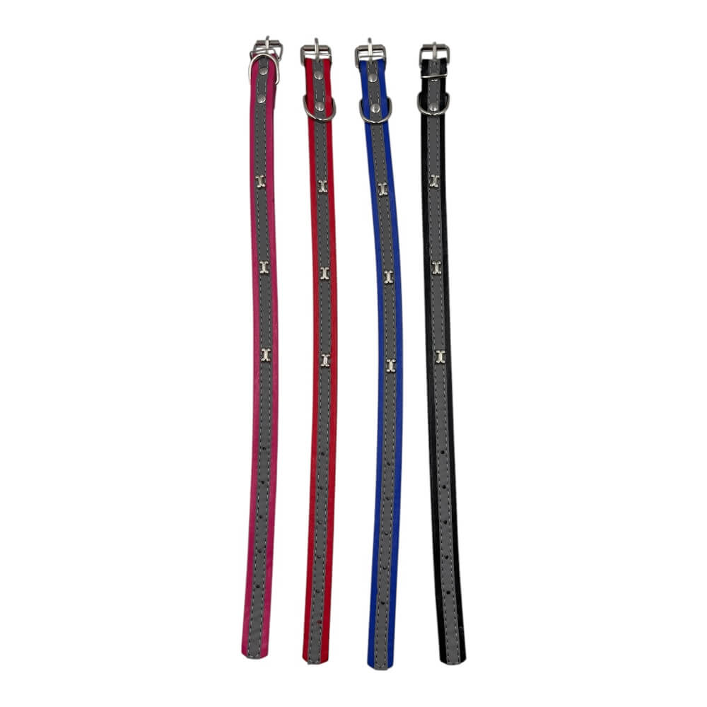 Collar Reflectante 2x46cm 12 pcs Color Aleatorio ZCXA146 0