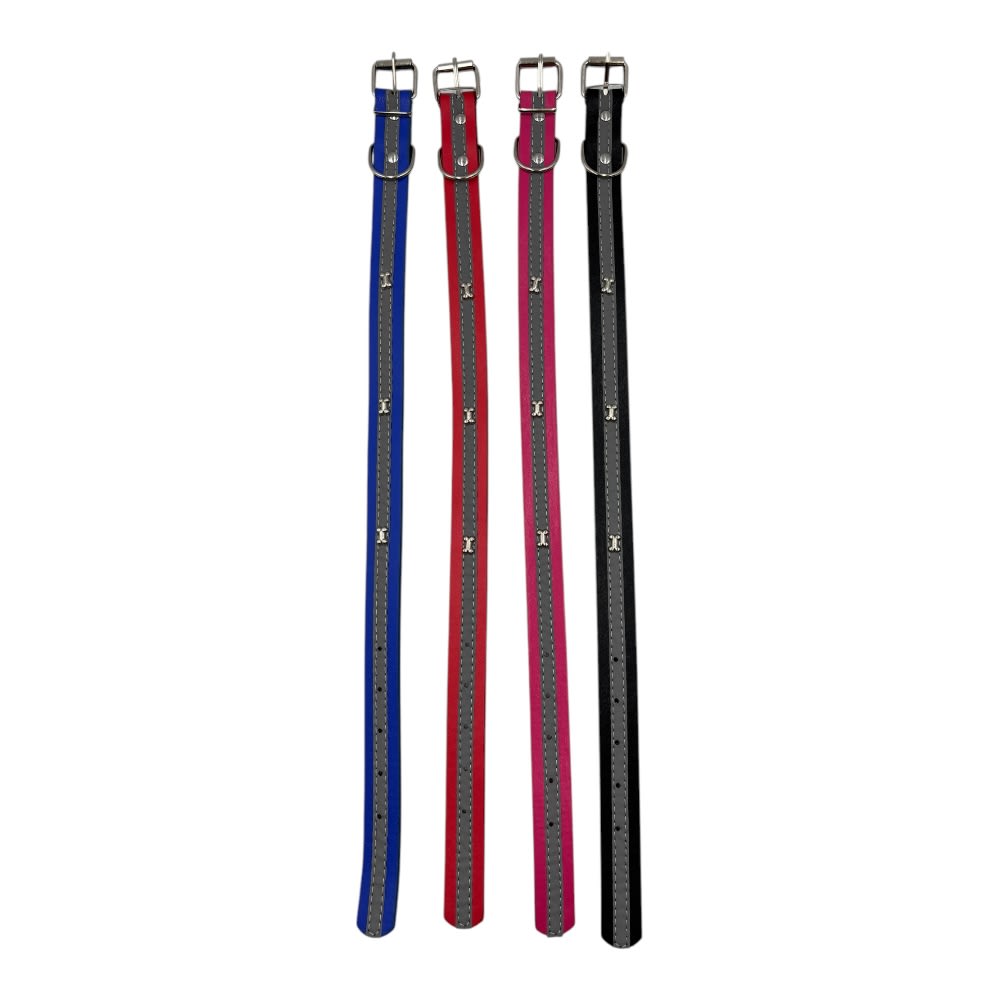 Collar Reflectante 3 Huesos 2.5x54cm 12pcs Color Aleatorio ZCXA147 0