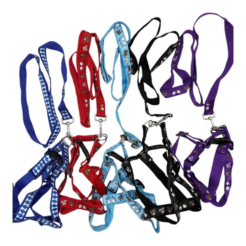 Arnes y Correa con diseño 2.5cm 12 pcs Color Aleatorio ZCXA163 0