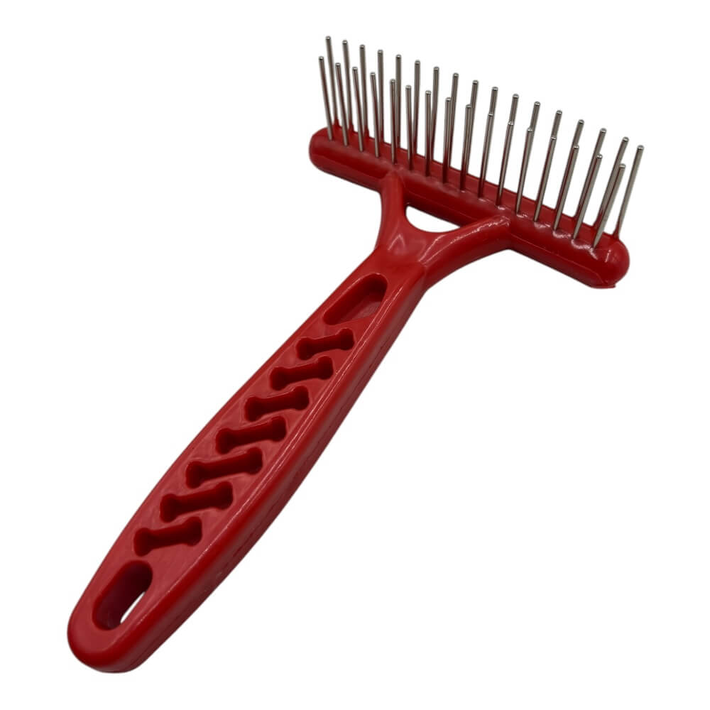 Peine Rastrillo Rojo 9cm XA2613