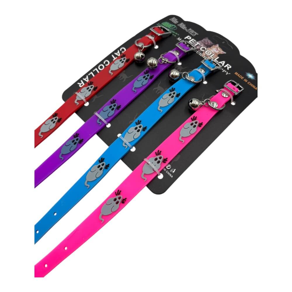 Set Collar Para Gato de goma 1.5x30cm ZCXA2772