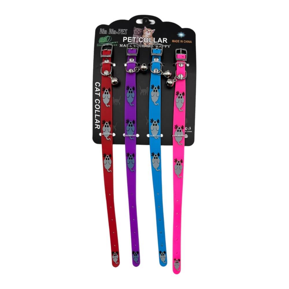 Set Collar Para Gato de goma 1.5x30cm ZCXA277 0