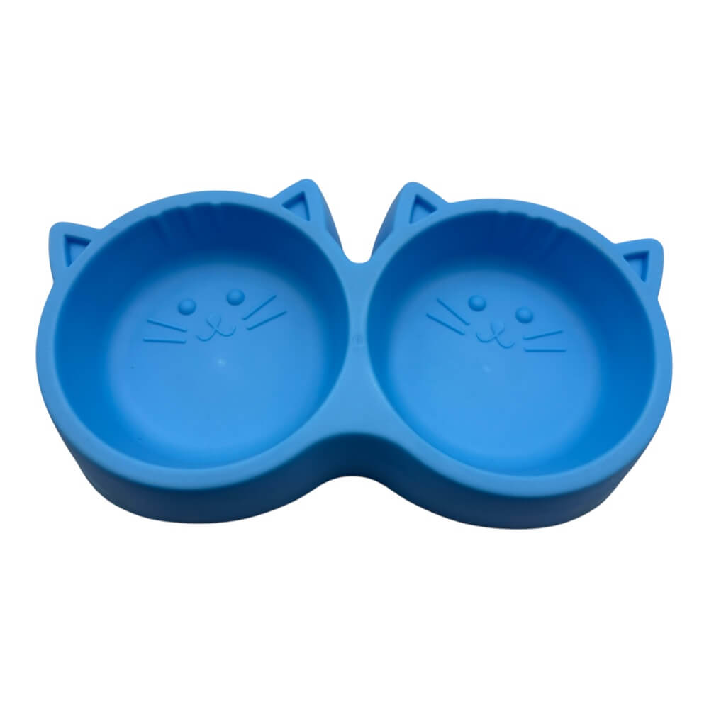 Plato Doble Cara de Gato 25x12.5cm Color Aleatorio ZCXA2852