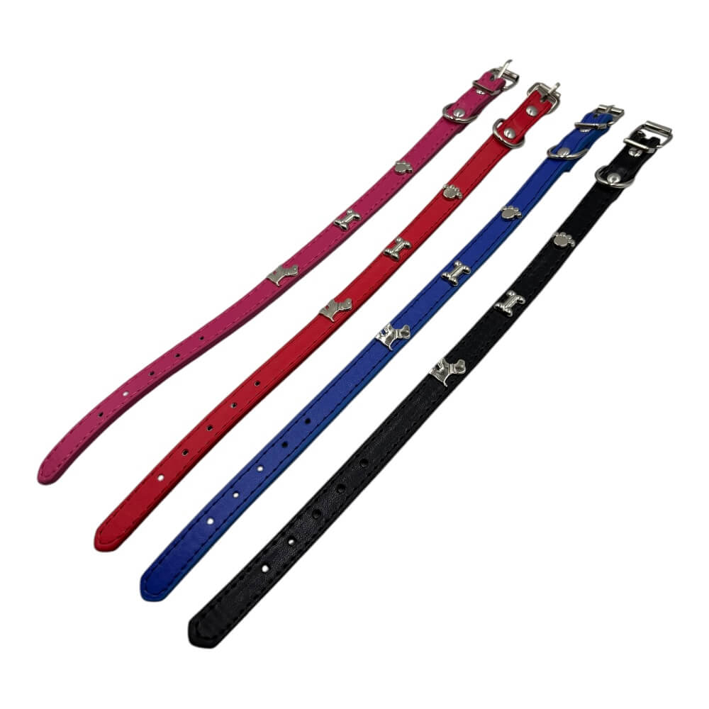 Collar 1.5x36cm Pata Hueso Perro 12 pcs Color Aleatorio ZCXA2972