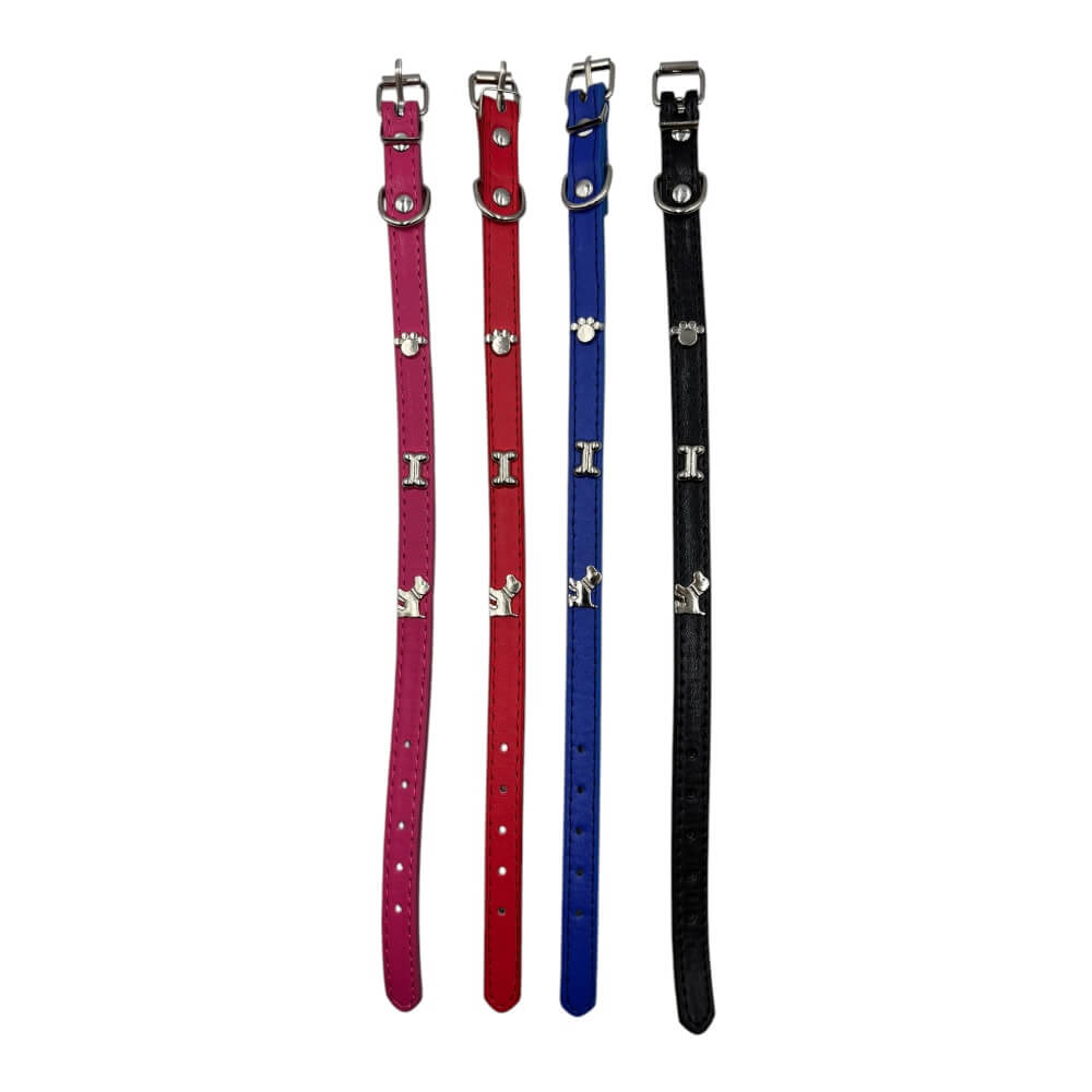 Collar 1.5x36cm Pata Hueso Perro 12 pcs Color Aleatorio ZCXA297 0