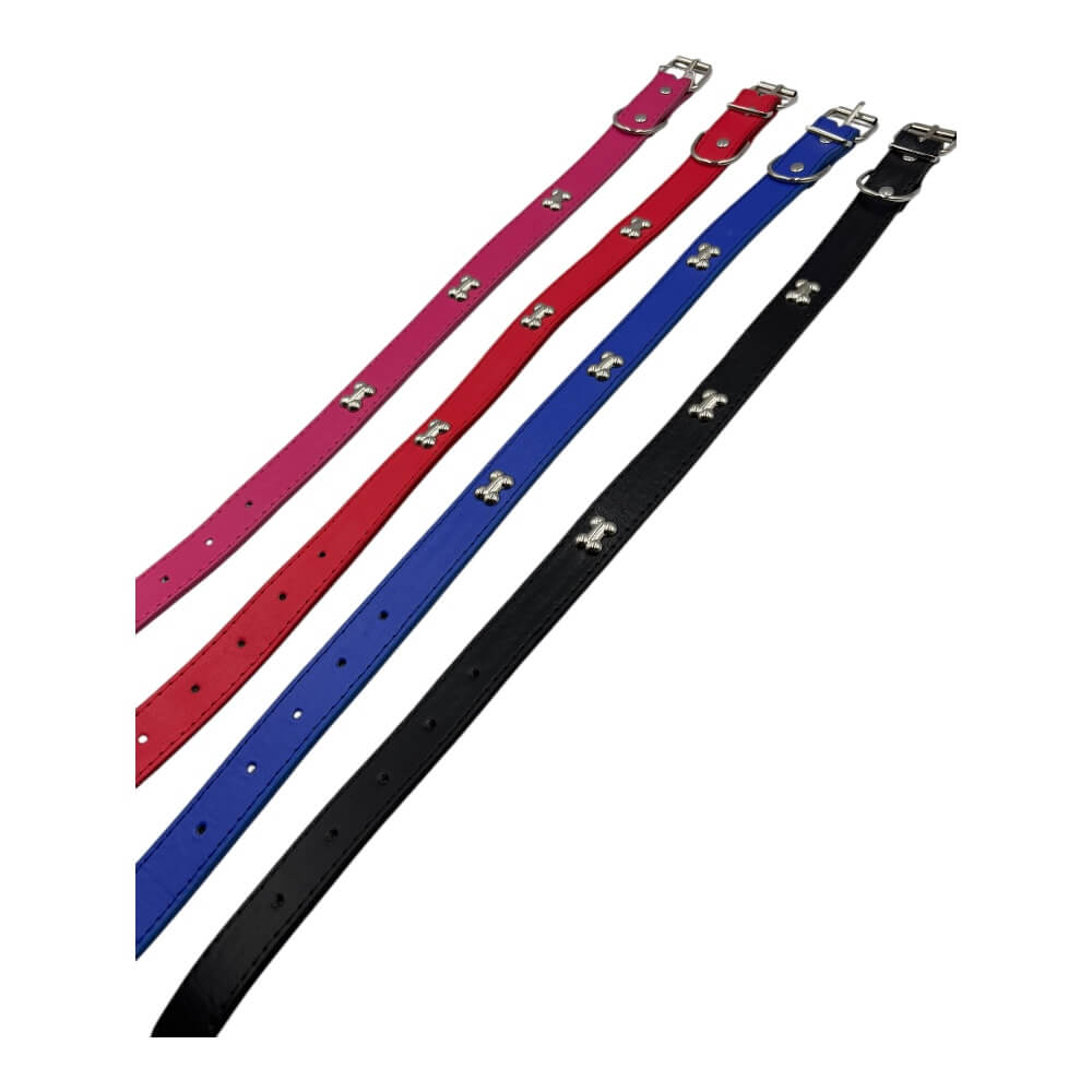 Collar 3 Huesos 2.5x55cm 12 pcs Color Aleatorio ZCXA3032