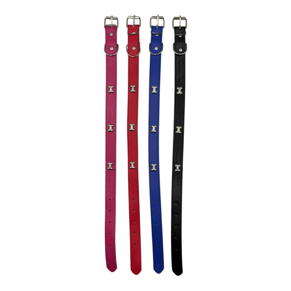 Collar 3 Huesos 2.5x55cm 12 pcs Color Aleatorio ZCXA303 0