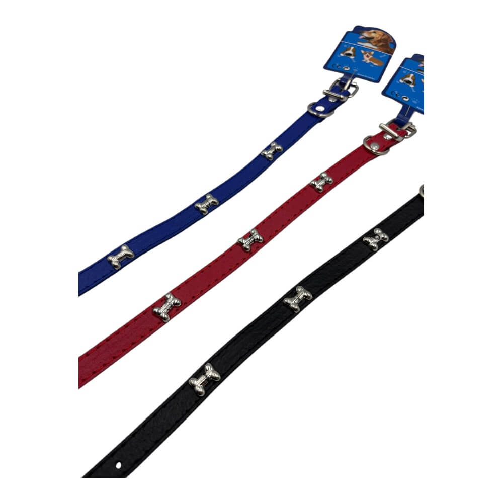 Collar 3 Huesos 1.5x37cm 12pcs Color Aleatorio ZD5312