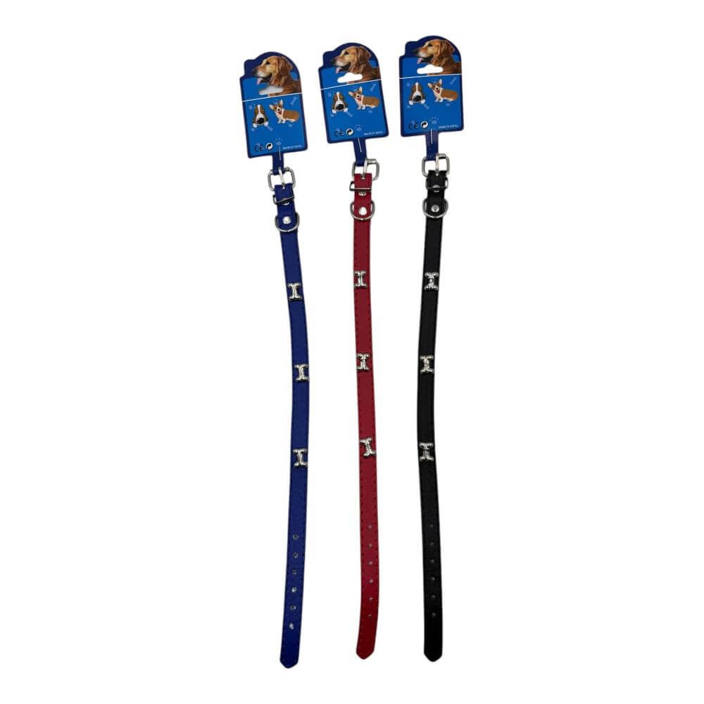 Collar 3 Huesos 1.5x37cm 12pcs Color Aleatorio ZD531 0