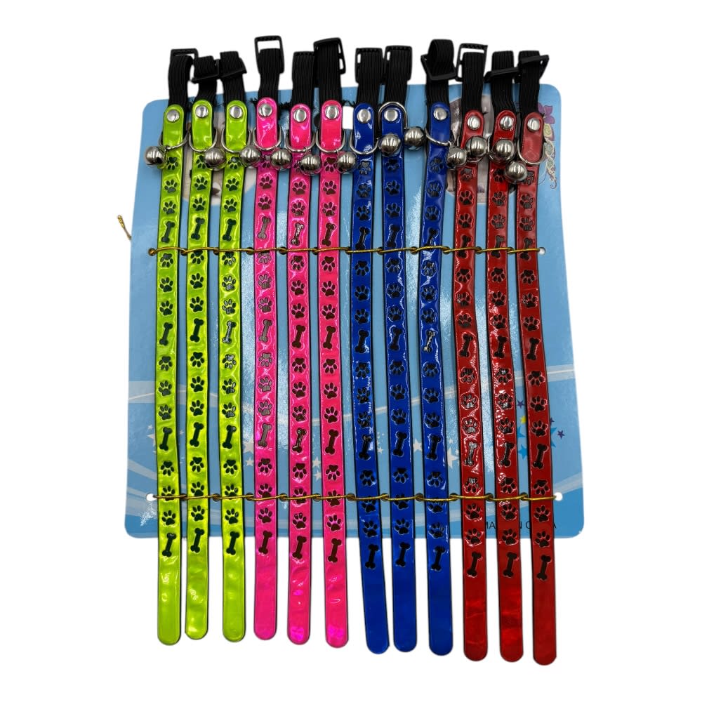 Set Collar Pata Hueso Con Cascabel ZD630 0