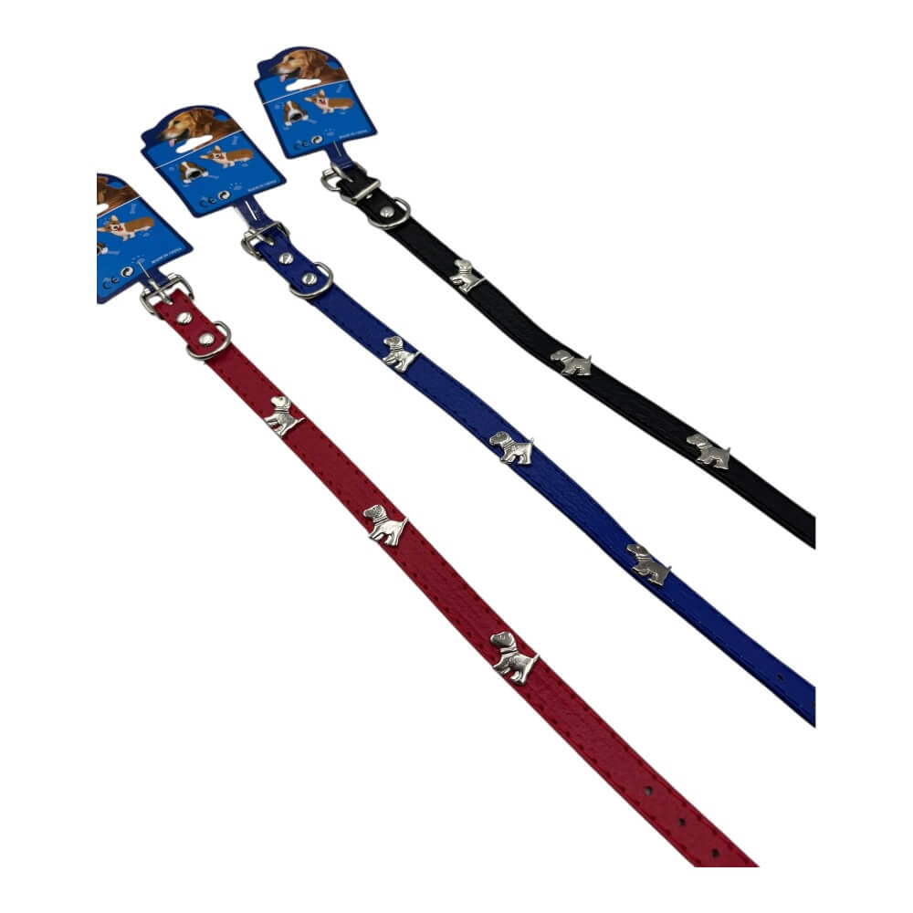 Collar 3 Perro 1.5x37cm 12 pcs Color Aleatorio ZD53122