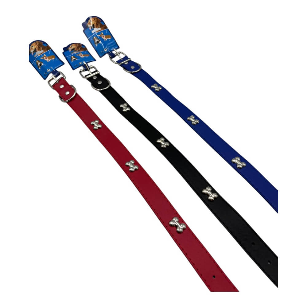 Collar 3 Huesos 2.5x50cm 12 Pcs Color Aleatorio ZD53312