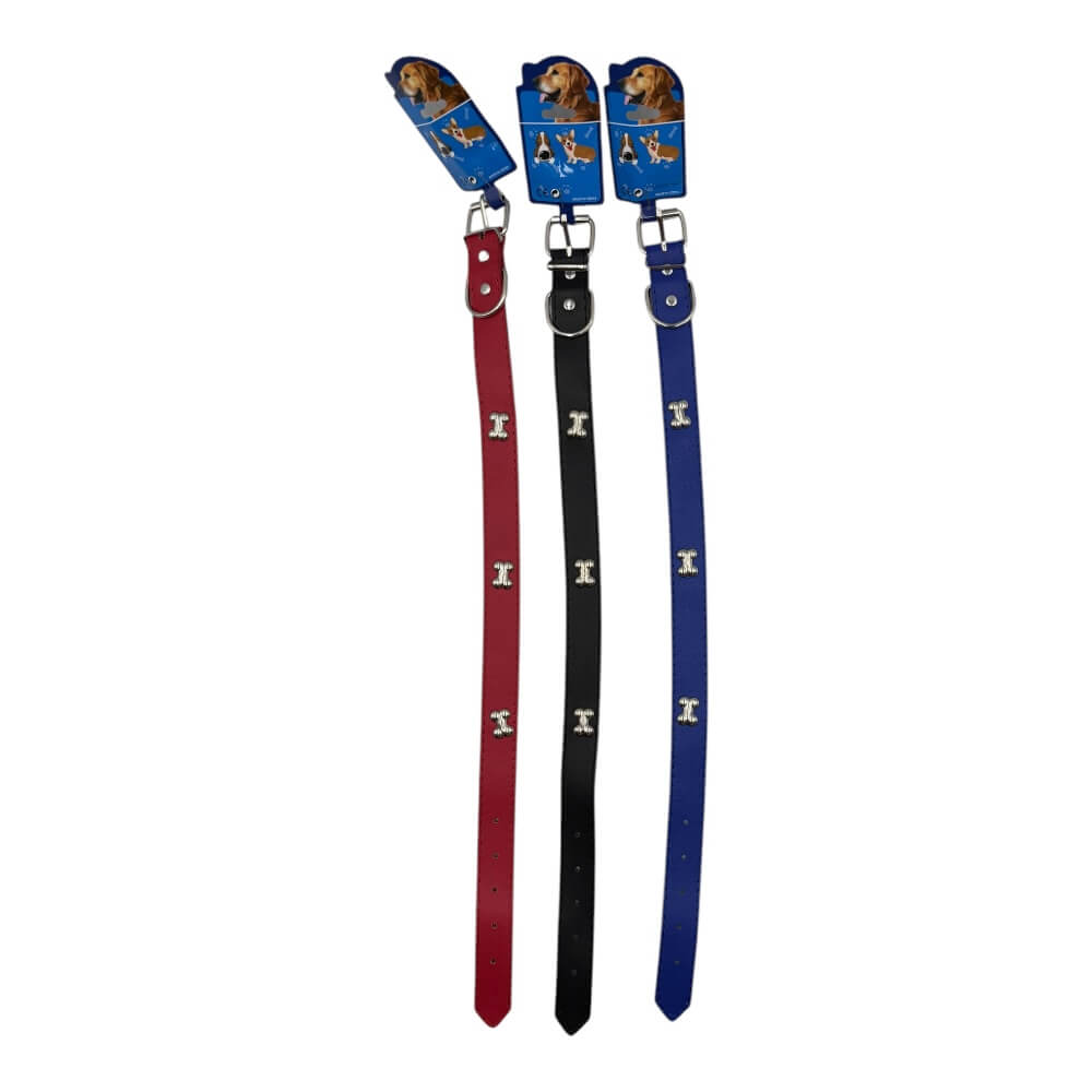 Collar 3 Huesos 2.5x50cm 12 Pcs Color Aleatorio ZD5331 0