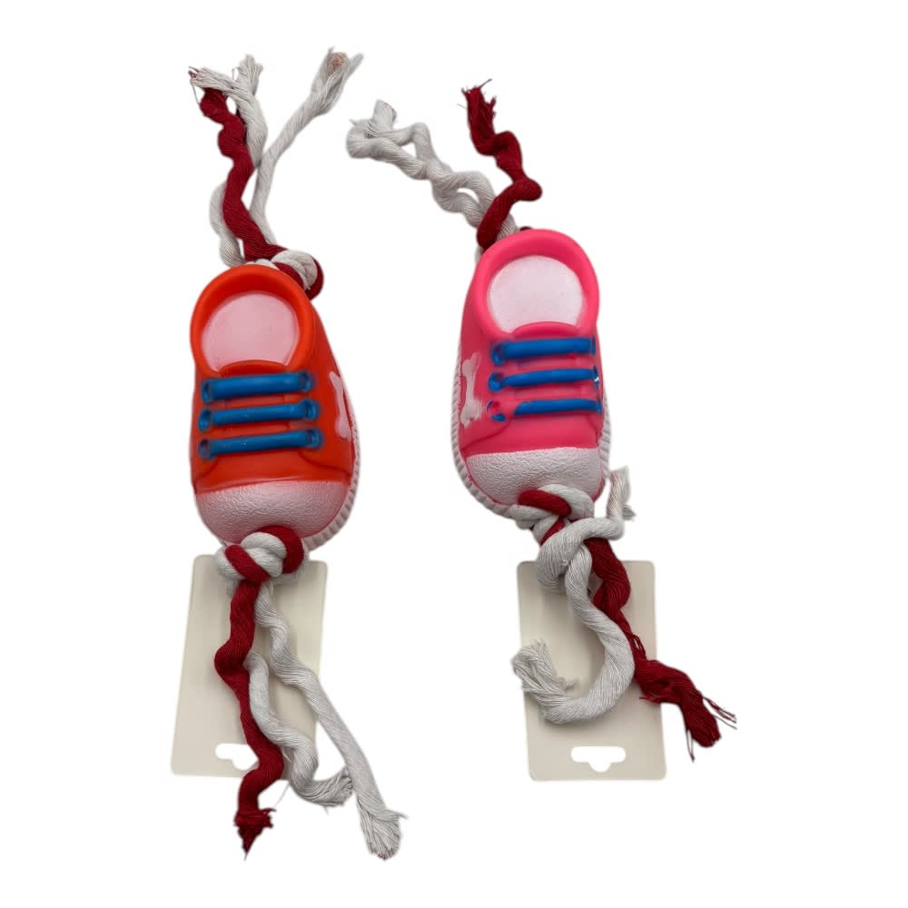 Juguete Zapato Con Soga y sonido 12 pcs Color Aleatorio ZD564 0