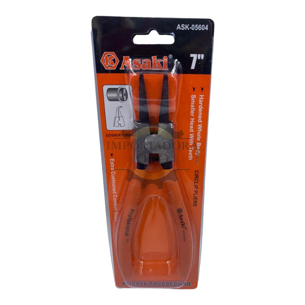 Alicate Sacaseguro 7" Exterior Curvo 05604
