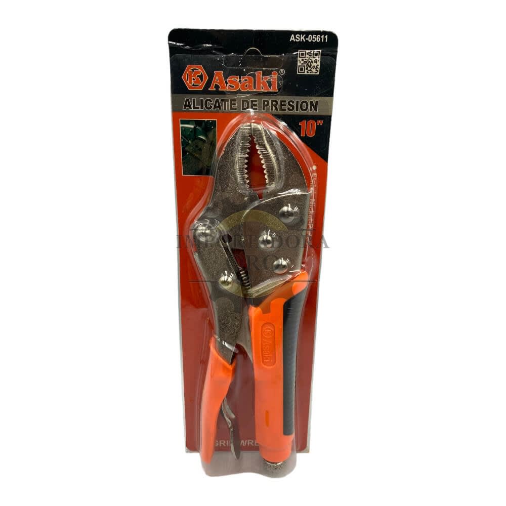 Alicate Caimán 10" con goma 05611