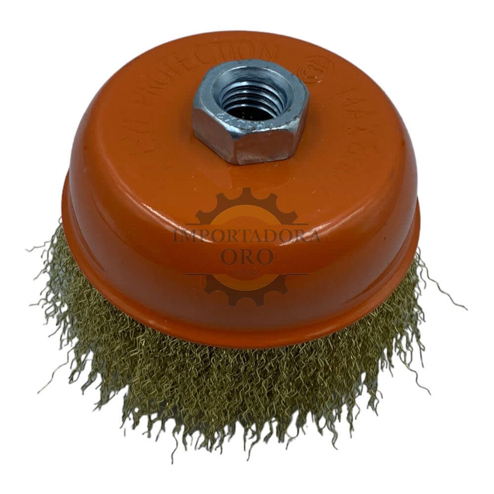 Escobilla de copa rizado 4" 08902