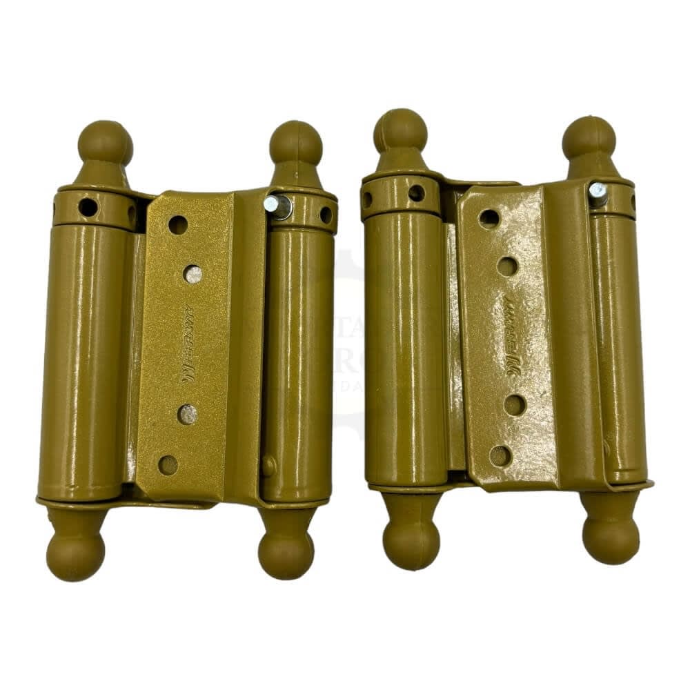 Bisagra Vaivén Doble Dorado 3" Bib203