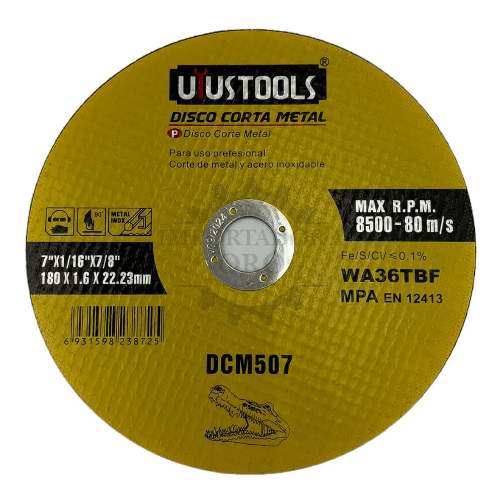Disco de corte 7" Dcm507