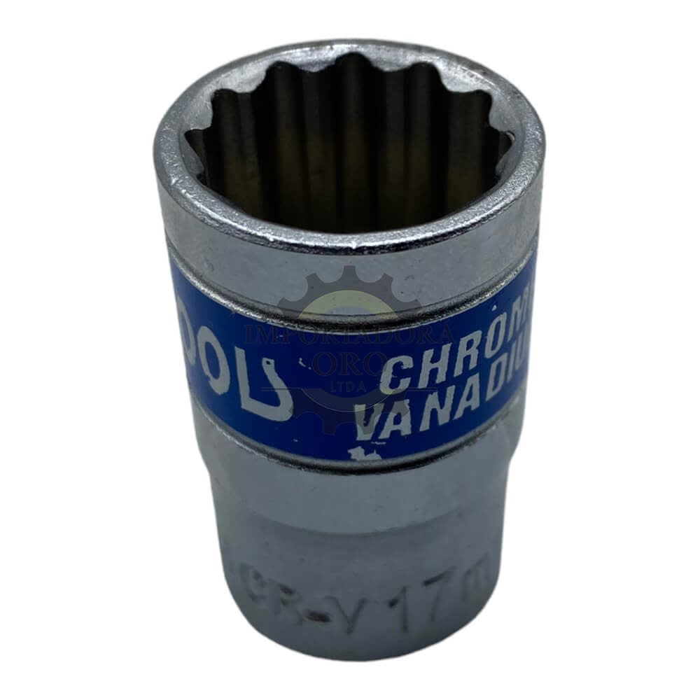 Dado poligonal 1/2" x 17mm