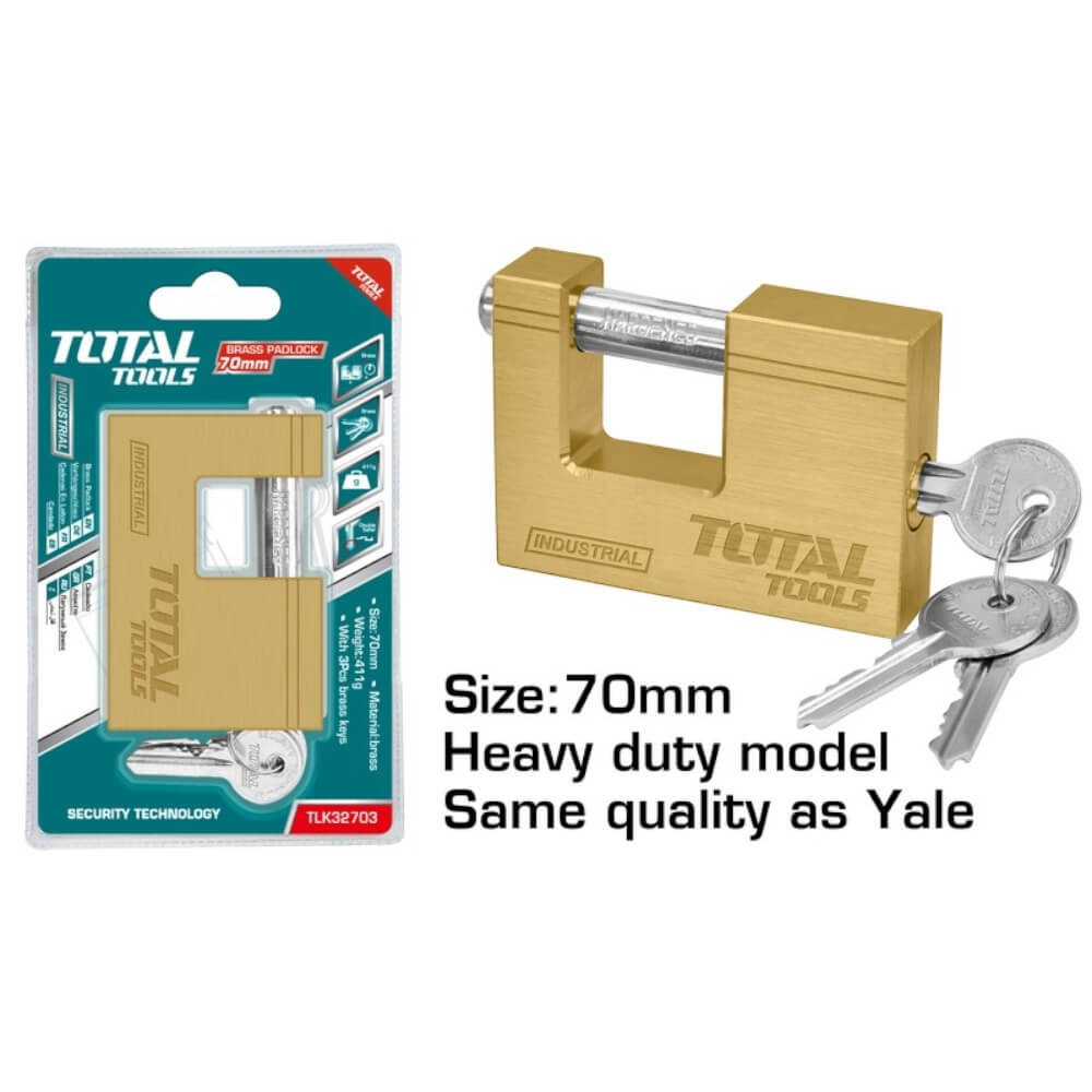 Candado Jumbo Bronce 70mm Tlk32703
