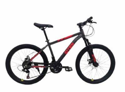 Bicicleta 10TEN Aluminio Aro 24, 21 Velocidades Grey-Red