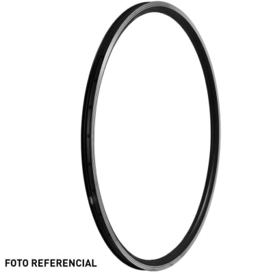 LLANTA 27,5 NEGRA ALUMINIO DOBLE PARED 32 HOYOS