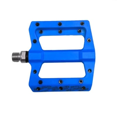 Pedal M.T.B Resina Plataforma Sellado con pin Azul