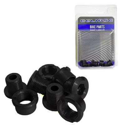 PERNO ALLEN DE VOLANTE 1 SPEED ALUM NEGRO 4 PZAS