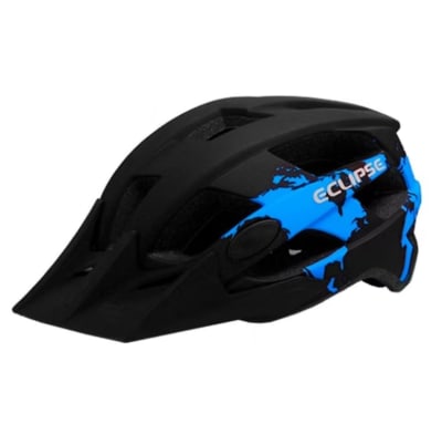 CASCO MTB ECLIPSE MOD-ENDURO NEGRO-AZUL L