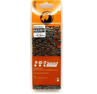 CADENA 11V PERFORADA SILVER 1/2