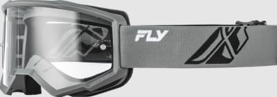 FOCUS GOGGLE GREY/BLACK W/ CLEAR LENS